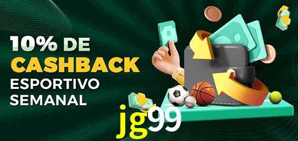 10% de bônus de cashback na jg99